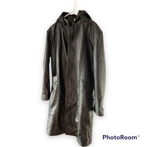 Leather Trench Coat